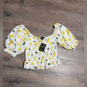 Forever 21 Ruched off the shoulder top